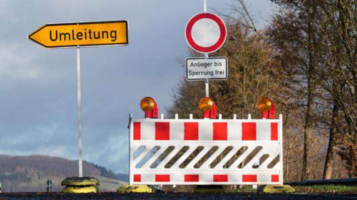 Vollsperrung bis Ende Dezember