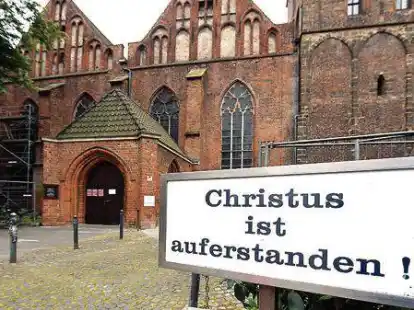 <p>Die St.-Martini-Kirche in Bremen. Die evangelische Gemeinde gilt als bibelfest und konservativ. Pastor Olaf Latzel muss sich vor dem Bremer Amtsgericht  verantworten.</p>