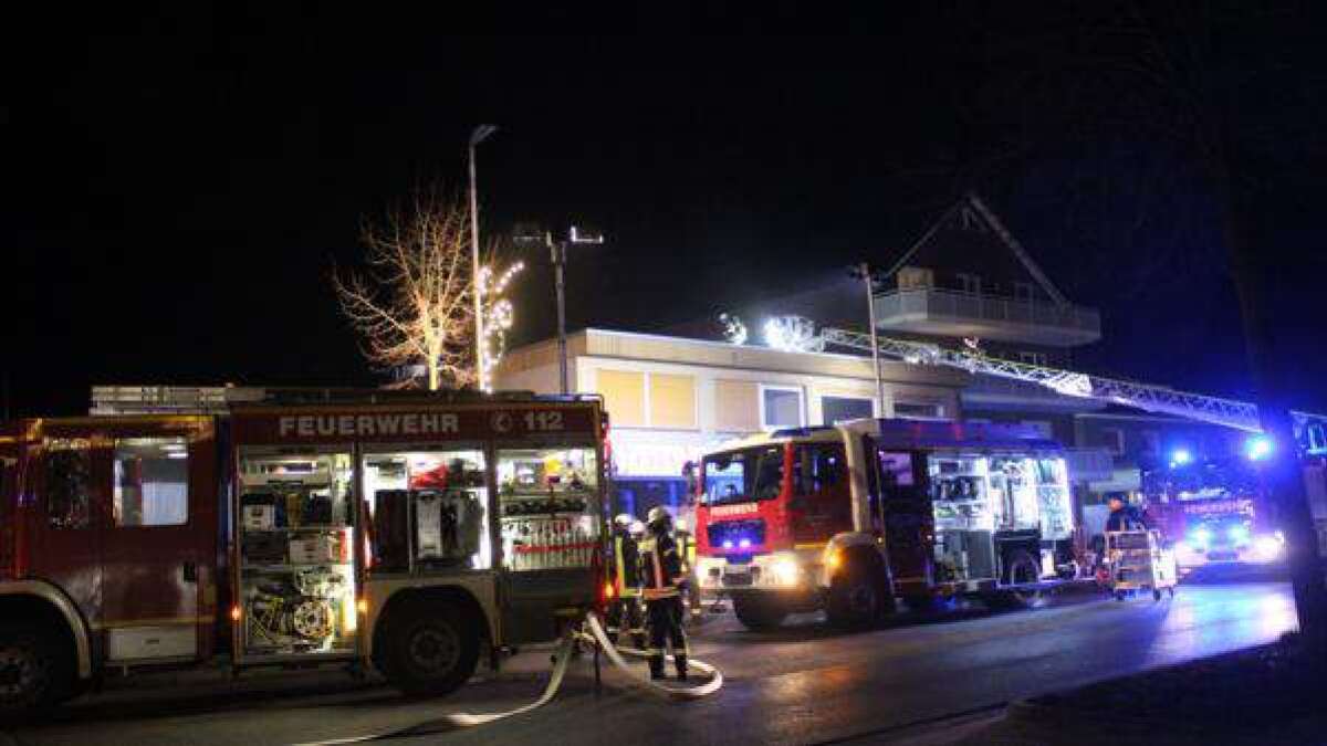 Wiesmoor: Brand in Imbiss