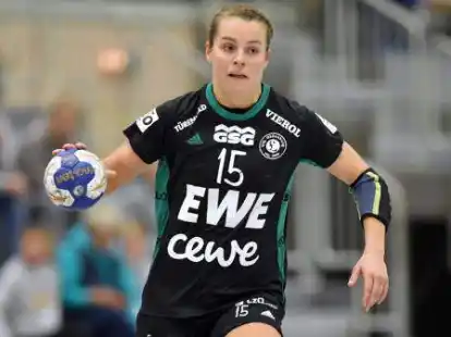 Auch ihre elf Tore reichten nicht: Merle Carstensen verlor mit dem VfL Oldenburg knapp beim Buxtehuder SV.