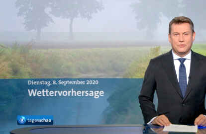 Wetterbild von Hauke-Christian Dittrich. Screenshot/Tagesschau