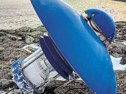 &bdquo;Einsamer Leuchtenkopf am Meer