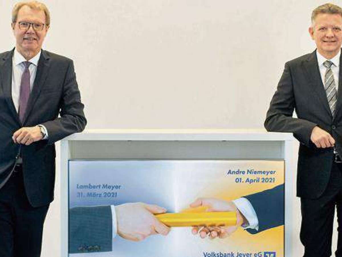 Wechsel im Vorstand der Volksbank Jever