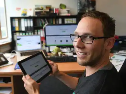 Hat die Chance auf zwei Preise: Firmenchef von Quantumfrog Hendrik Rump.