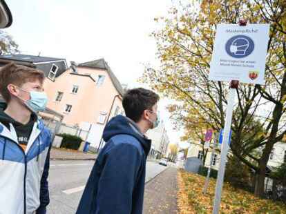 Die  Maskenpflicht in der Innenstadt k&ouml;nnte wiederkommen.