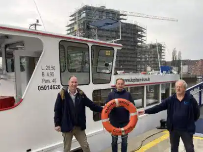 Weiter geht&rsquo;s (von links):   Holger Wetzel, Thomas Verlinden und Heinz M&uuml;hlenbruch