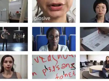 Das Edith-Russ-Haus: Teil der Ausstellung ist das digitale Kunstprojekt &bdquo;Englishes MOOC&ldquo; von Nicoline van Harskamper.