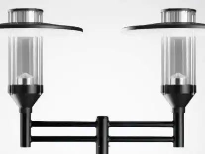 Diese Leuchte soll in der Bahnhofstra&szlig;e eingesetzt werden: Das von den B&uuml;rgern bevorzugte Modell der Firma Trilux.