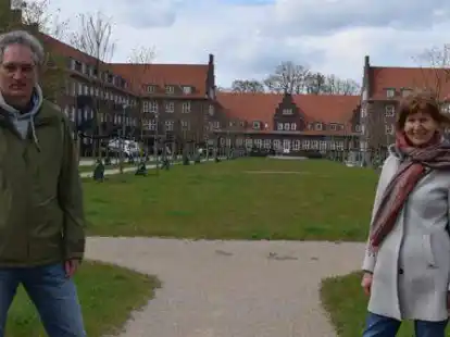 Dirk L&uuml;bben und Ina Lehnert-Jenisch vom neu gegr&uuml;ndeten Verein 