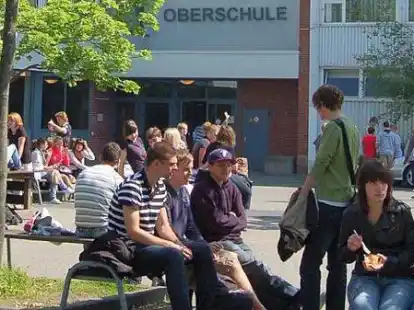 Buntes Schulleben &ndash; aber sie stemmen die Herausforderungen der Inklusion fast alleine: die Oberschulen in der Stadt, hier die Oberschule Alexanderstra&szlig;e. An den Gesamtschulen lernen nur halb so viele Sch&uuml;ler mit sonderp&auml;dagogischem F&ouml;rderbedarf.