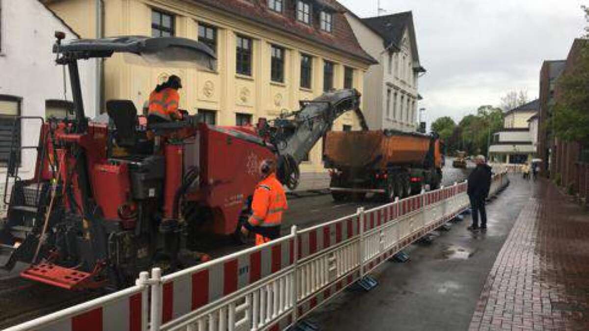 Neue Straße in Varel komplett gesperrt