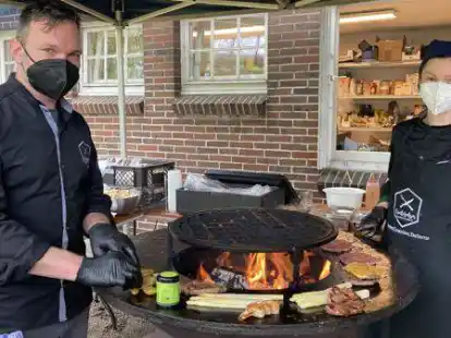 Kochschule Oldenburg, BBQ in Ofen, Erich Holzer und Felicitas Kotzias