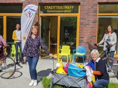 Das Team des Stadtteiltreffs Kreyenbr&uuml;ck: (von links) Wangui Schulz, Gudrun Knies, Anna Kheikhel, Karin Bremermann und Jutta Hinrichsen