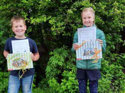 Die Jury hatte es auch in diesem Jahr wieder schwer. Am Ende k&uuml;rten sie Fabian Freels zum Sieger der 3. Klasse. In der 4. Klasse siegte  Grietje Weerda.