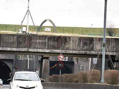 An diesem Sonnabendnachmittag ausnahmsweise f&uuml;r Fahrradfahrer frei: der Wesertunnel