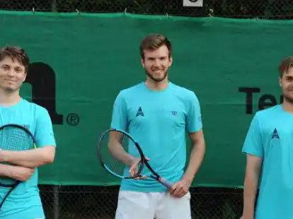 Wollen f&uuml;r den SVN Punkte holen: (von links) David Amendt, Lars Hibbeler und Peer Waller