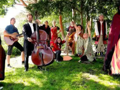 Gro&szlig;es Ensemble:  Jugendliche aus Kreyenbr&uuml;ck, Profis vom Staatsorchester und der BlueScreen-Band f&uuml;hren die Stadtteiloper auf.