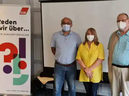 Der neue Vorstand (von links): Mustafa Dogan, Beate Groothuis, Horst Bedey