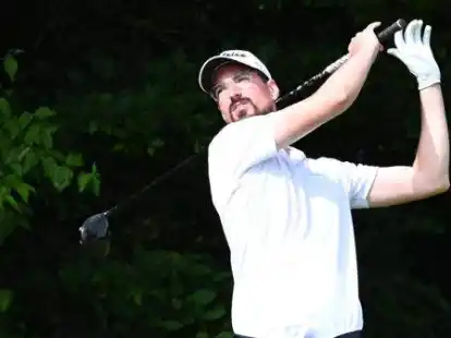 Spielte mit drei Schl&auml;gen &uuml;ber Par eine gute Runde: Phil Stolle.