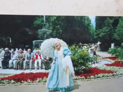 In Bad Pyrmont beim F&uuml;rstentreff: Marlene Schlepper