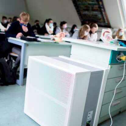 Im Alten Gymnasium sind Luftfilterger&auml;te schon im Einsatz &ndash; auf eigene Initiative. Nun will die Stadt Grundschulen ebenfalls ausstatten.