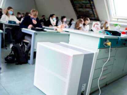 Im Alten Gymnasium sind Luftfilterger&auml;te schon im Einsatz &ndash; auf eigene Initiative. Nun will die Stadt Grundschulen ebenfalls ausstatten.