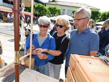 Evelyn Schmidt (von links) sowie Ralf und Monika Eichler nutzten das neue Angebot gerne.