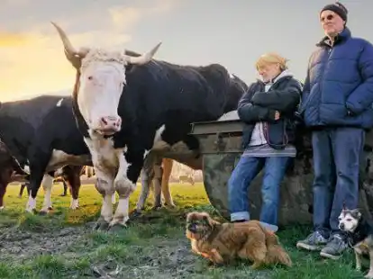 Karin M&uuml;ck und Jan Gerdes vom Hof Butenland in Butjadingen