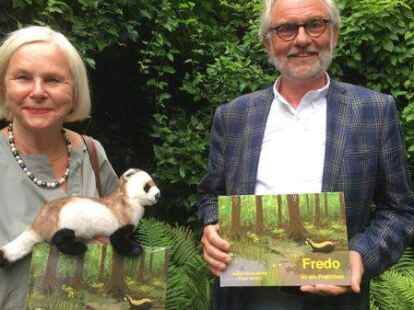 Sie haben dem Frettchen Fredo ein Bilderbuchleben verschafft: Autorin Ulrike Peine-M&uuml;ller und Illustrator Klaus Henicz