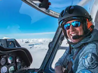 Hubschrauberpilot Harold de Jager berichtet von der Expedition