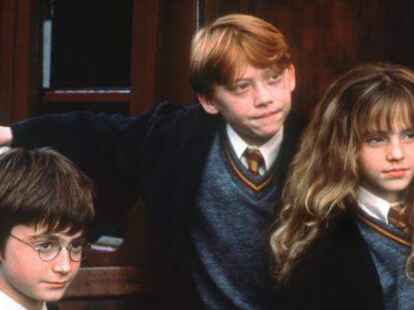 Harry Potter (von links), Ron Weasly und Hermine Granger haben gemeinsam so einige Herausforderungen gemeistert und dabei bewiesen: Zusammen kann man alles schaffen.