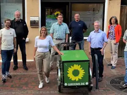 Das Team der Gr&uuml;nen f&uuml;r die Wahl zum Stadtrat am 12. September in Wildeshausen.