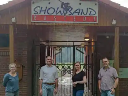 Der Vorstand der Showband: Anne D&ouml;rgeloh, Carsten Helms, Simone Noffke und Christian Zellmer