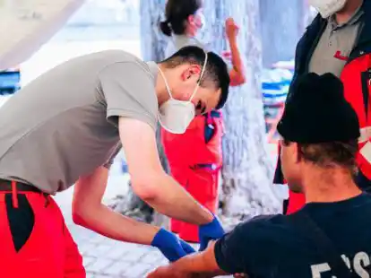 <p>        Die Emder Johanniter hatten innerhalb von 14 Tagen zwei Eins&auml;tze im Hochwassergebiet.         privat             </p>