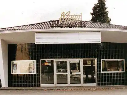 Dieses Stadtteilkino gab es mal in Kreyenbr&uuml;ck:  Die &bdquo;Muwi Lichtspiele&ldquo; existierten von 1954 bis 1999 bis an der Cloppenburger Stra&szlig;e.
