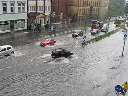 Land unter am Pferdemarkt: Das passiert immer wieder in Oldenburg.