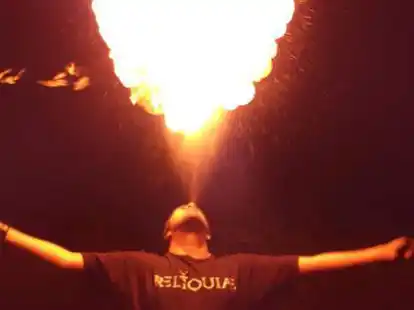 Spukt Feuer: Sebastian Ziegler aus Wildeshausen