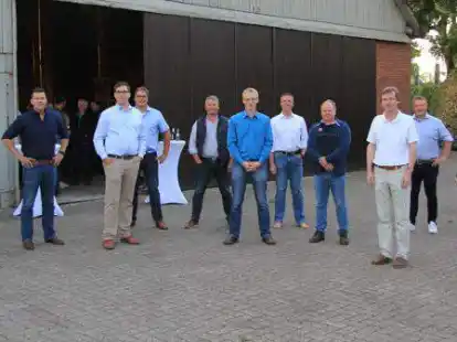 Auf dem Hof der Familie Vosteen in Neerstedt: Hier haben Experten &uuml;ber das Thema Landwirtschaft diskutiert.