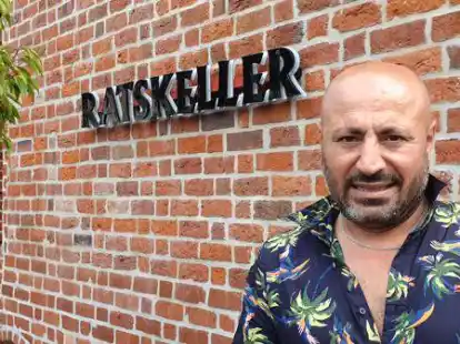 Robil Uyar (43 Jahre), Gastronom im Ratskeller in Wildeshausen, will den Pachtvertrag nach zehn Jahren nicht verl&auml;ngern.