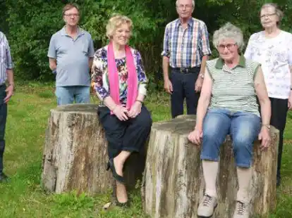 Im Amt best&auml;tigt: der Vorstand des Diakonievereins Betesda Gro&szlig;enkneten. (von links) Winfried Kreitz, Frank Eden, Elvi Gallus, Werner Heitzhausen, Liesa Tempelmann und Waltraut Eichhorn.