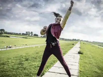 Pr&auml;sentiert in Ganderkesee ihr Weihnachtsalbum &bdquo;Bethlehem&ldquo;:  Anni Heger.