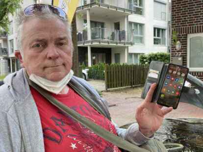 Er hat keinen Internetempfang: Der pflegebed&uuml;rftige Marco Wagner behauptet, das sei ihm in der Residenz zwischen den Auen in Bad Zwischenahn vertraglich zugesichert worden.