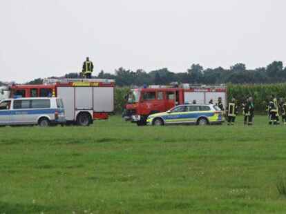 Ein Fallschirmspringer ist in Ganderkesee am Samstag verungl&uuml;ckt.