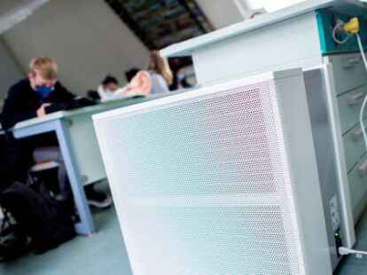 In einigen Schulen &ndash; im Bild ein Fachraum im  Alten Gymnasium &ndash; gibt es bereits Luftfilterger&auml;te. Nun sollen systematisch auch die meisten Grundschulen solche Ger&auml;te erhalten.