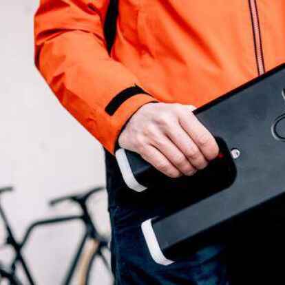 Mitnehmen oder mit einem gesonderten Schloss sichern: den Akku eines E-Bikes.