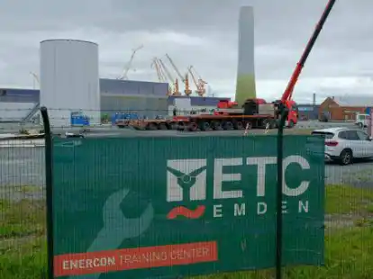 Das letzte Training fand Ende Mai statt:  Enercon schlie&szlig;t sein Trainingszentrum im Emder Hafen.