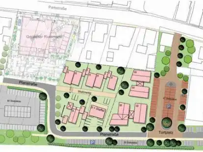 <p>        Eine Planungsvariante f&uuml;r den Bereich zwischen Dr.-Thye-Stra&szlig;e, Torfplatz und Parkstra&szlig;e.     </p>