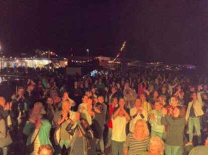 Stimmung: Vor der B&uuml;hne dr&auml;ngten sich die Besucher.