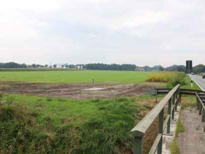Das Gewerbegebiet Westerloh soll an der Friesoyther Stra&szlig;e zwischen K&uuml;ndelstra&szlig;e und B&ouml;seler Kanal entstehen.