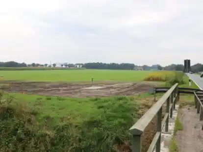 Das Gewerbegebiet Westerloh soll an der Friesoyther Stra&szlig;e zwischen K&uuml;ndelstra&szlig;e und B&ouml;seler Kanal entstehen.